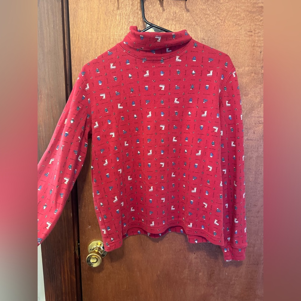 Classic Elements Red Knit Top